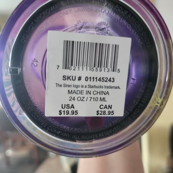 *NEW* Starbucks 710ML Cold Cup - Picture 4 of 4